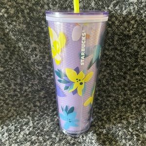 Starbucks Winter 2023 Drifting Magnolias Venti Cold Cup Tumbler